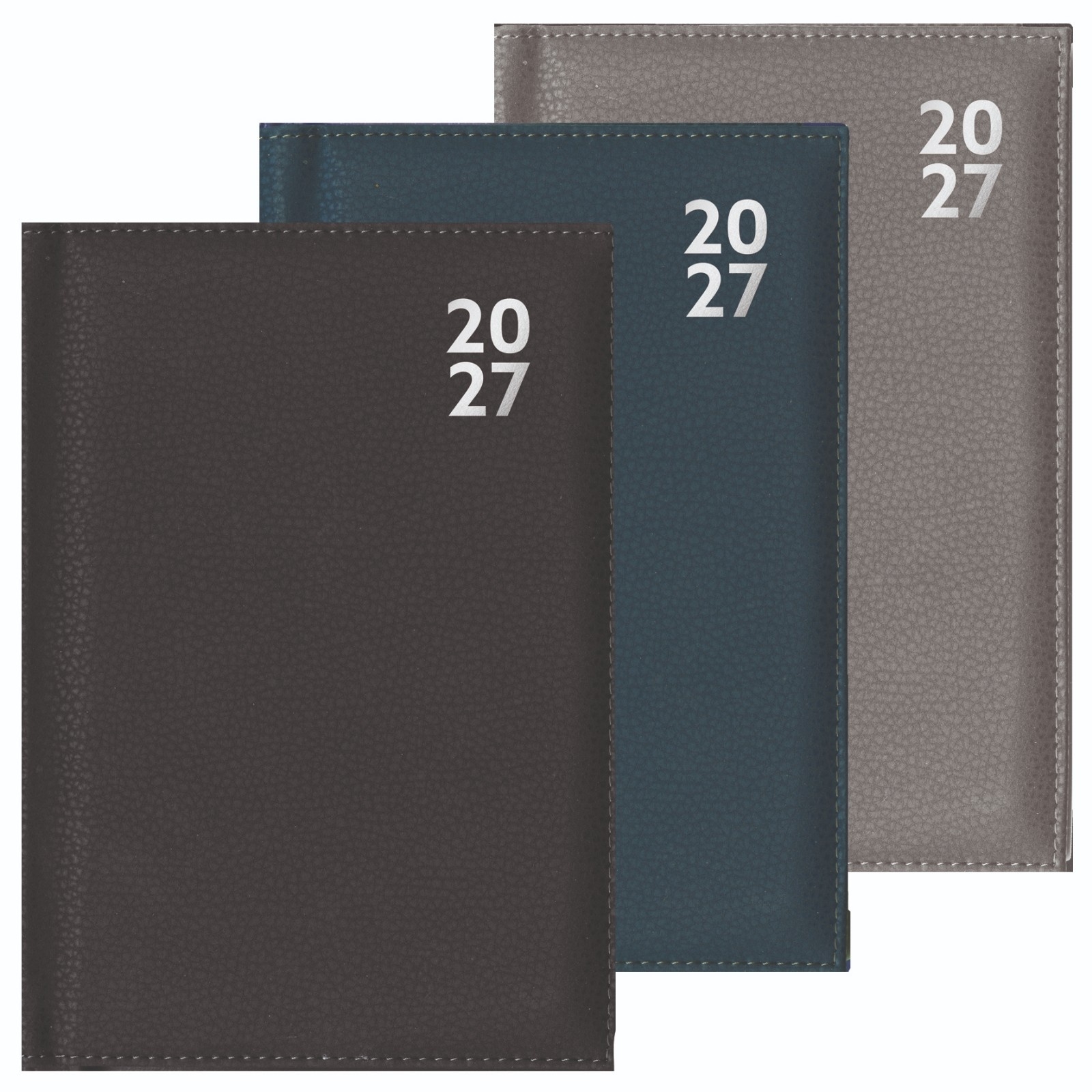 DIARY,Premium,Soft Cover 2027 A4 Week to View, 3 Asst. [Splittable]
