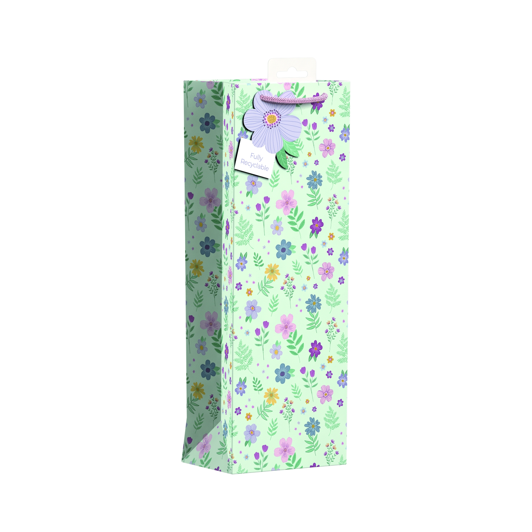 GIFT BAG,Ditsy Floral (Bottle) [Packs Only]