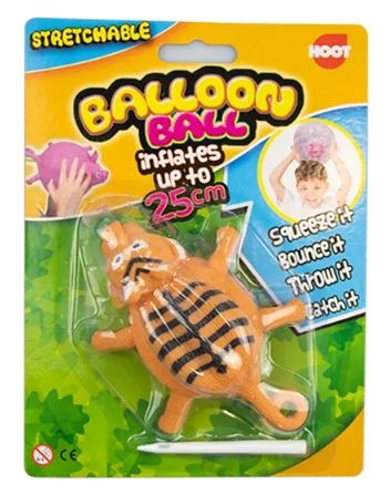 ANIMAL BALLOONS, 4 asst Blow Up Balloon balls [Packs Only]