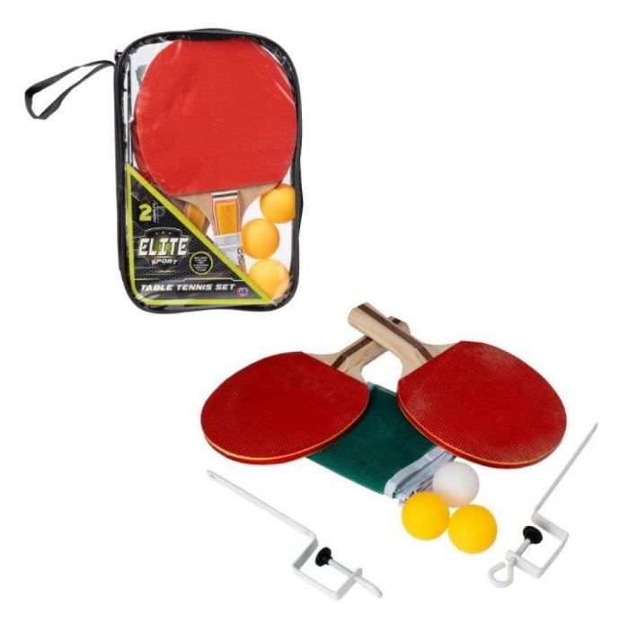 TABLE TENNIS SET,2 Bats, 3 Balls & Net H/pk [Splittable]
